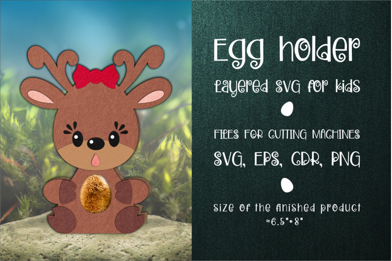 deer-chocolate-egg-holder-template-svg