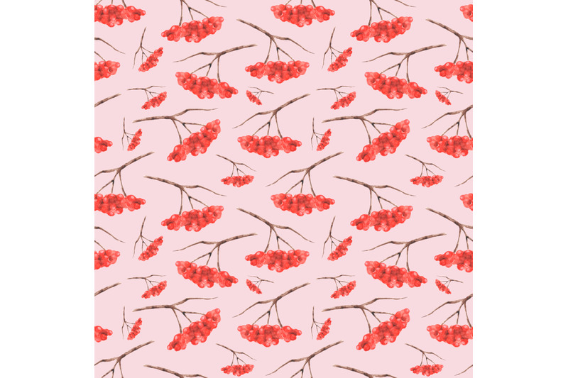 rowan-bunches-watercolor-seamless-pattern-rowan-berries-autumn