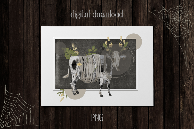halloween-cow-poster-png