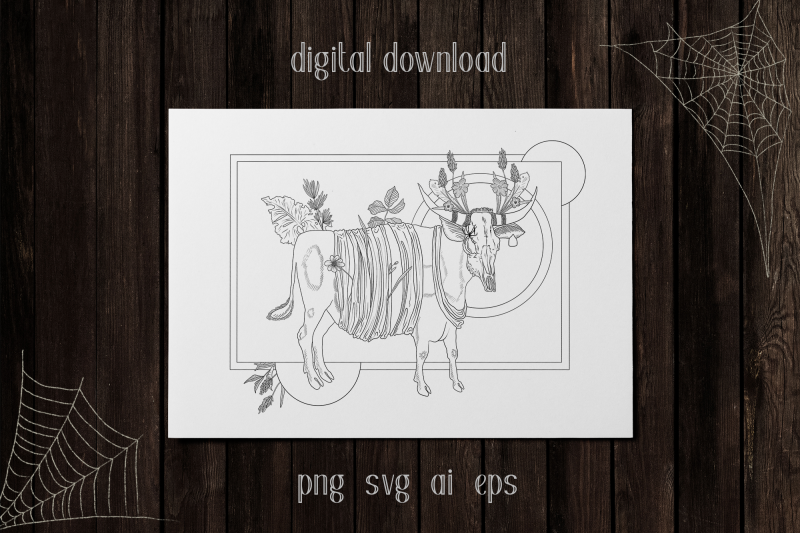 halloween-cow-poster-svg-sublimation-designs