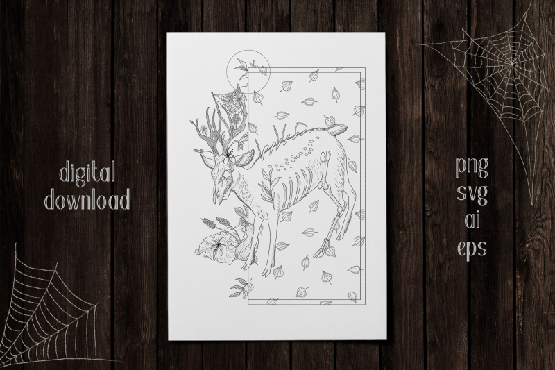 halloween-deer-poster-svg-sublimation-designs