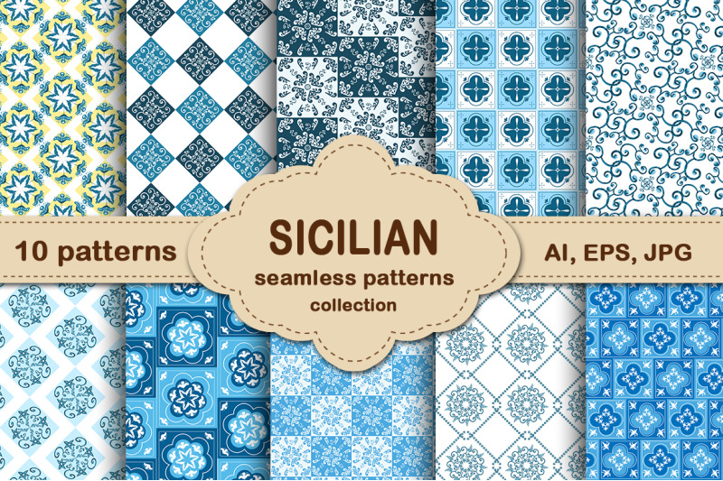 sicilian-blue-ceramic-tile-pattern