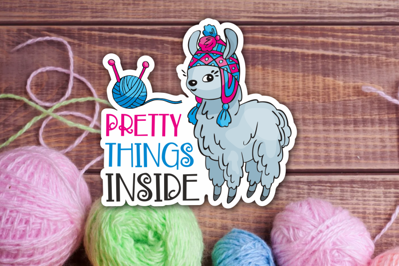 small-business-stickers-with-llamas-knitwear-and-crochet