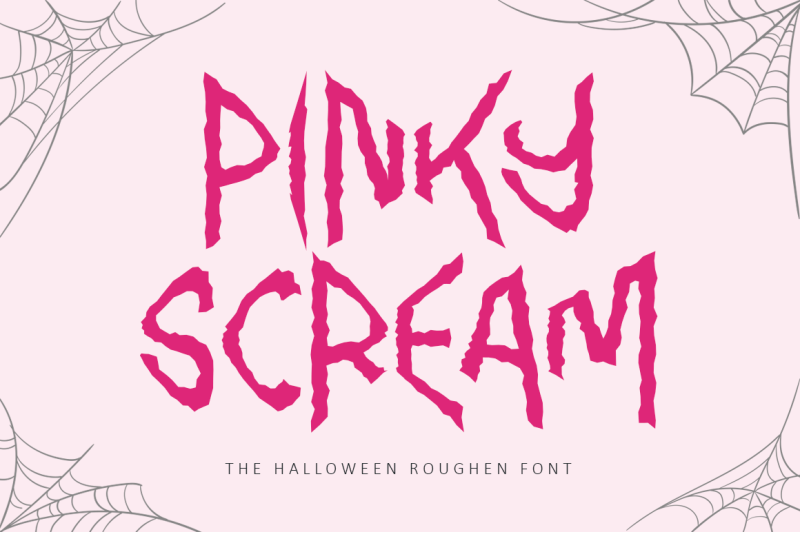 pinky-scream-halloween-font