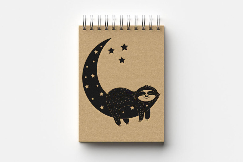 cute-sloth-character-sleeps-on-the-moon-svg