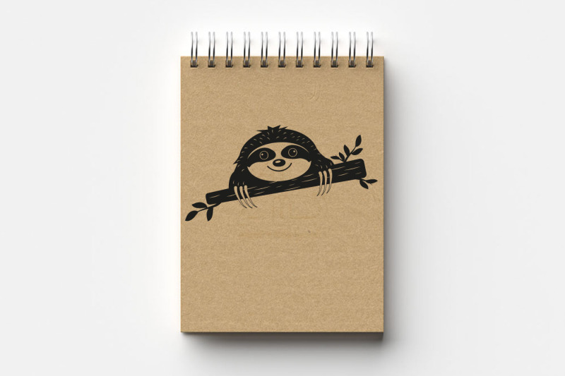 cute-animal-sloth-svg-format