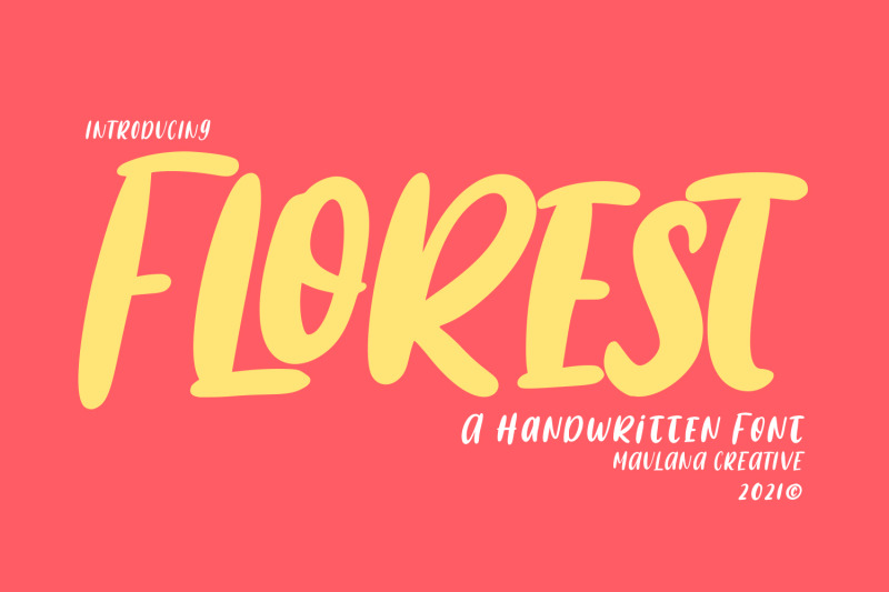 florest-handwritten-font