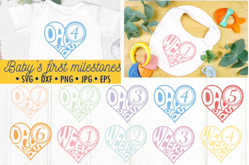 bundle-baby-039-s-first-milestones-first-days-and-weeks-lettering-in-hea