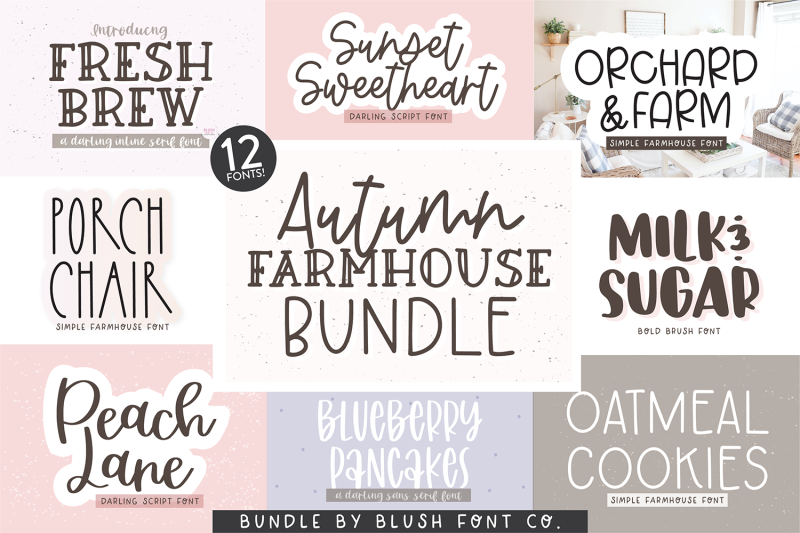 autumn-farmhouse-font-bundle-12-fonts