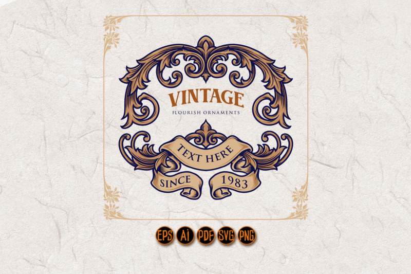 badge-vintage-flourish-label-ornaments