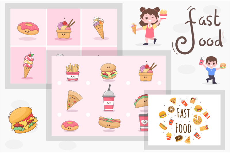 30-fast-food-and-burger-vector