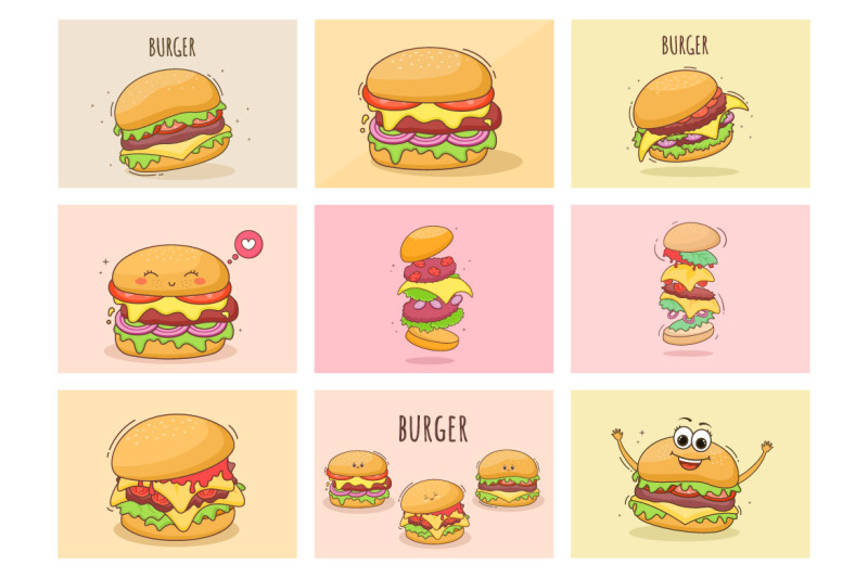 30-fast-food-and-burger-vector