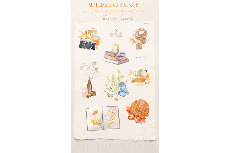 fall-checklist-watercolor-clipart