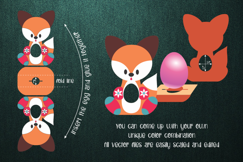 fox-christmas-chocolate-egg-holder-template-svg