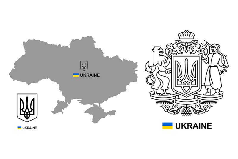 ukraine-map-with-coat-of-arms