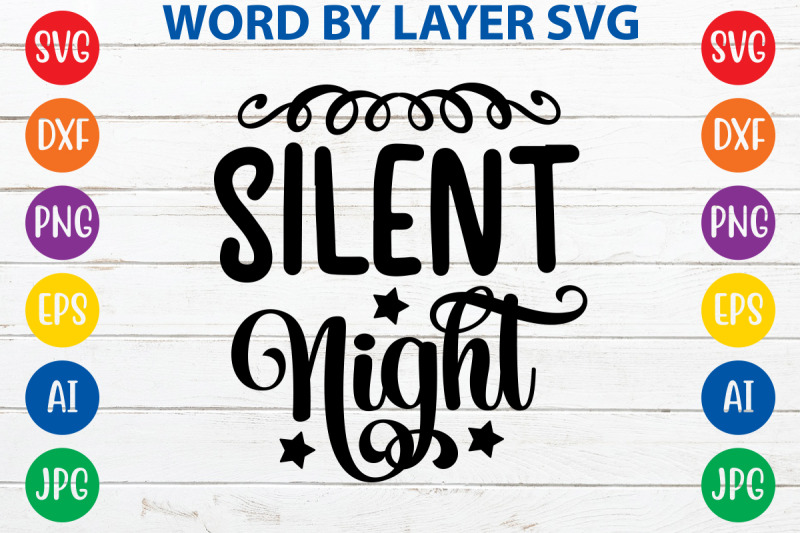 silent-night-svg-cut-file