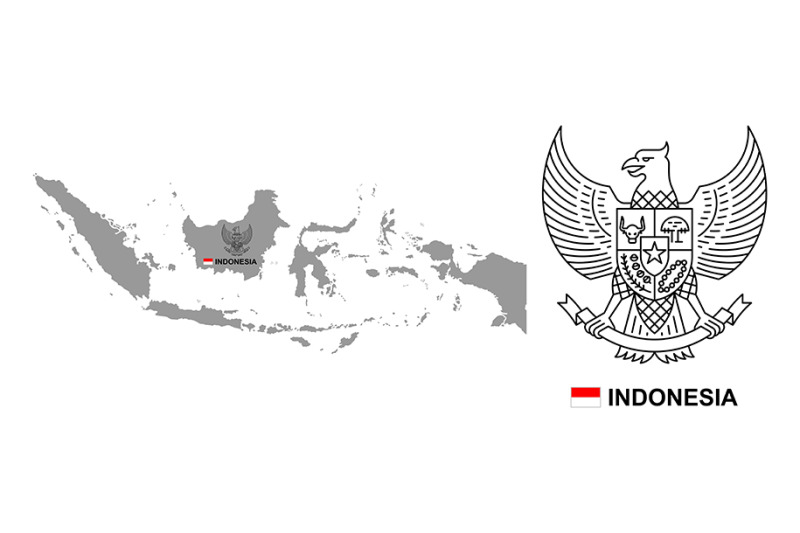 indonesia-map-with-coat-of-arms