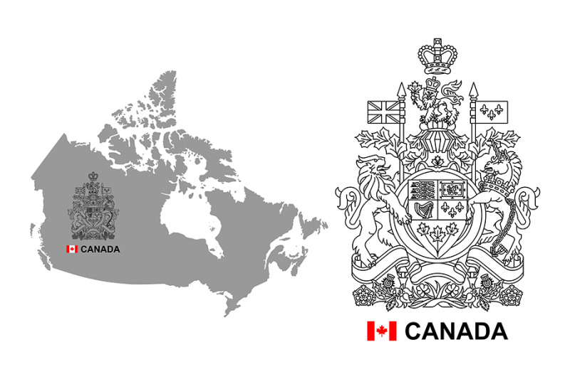 canada-map-with-coat-of-arms