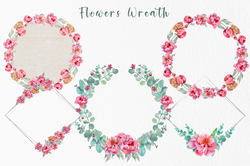 watercolor-wreath-of-peonies-floral-png