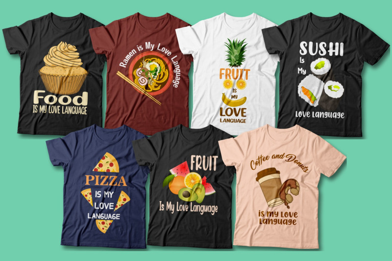 food-is-my-love-language-t-shirt-designs-bundle
