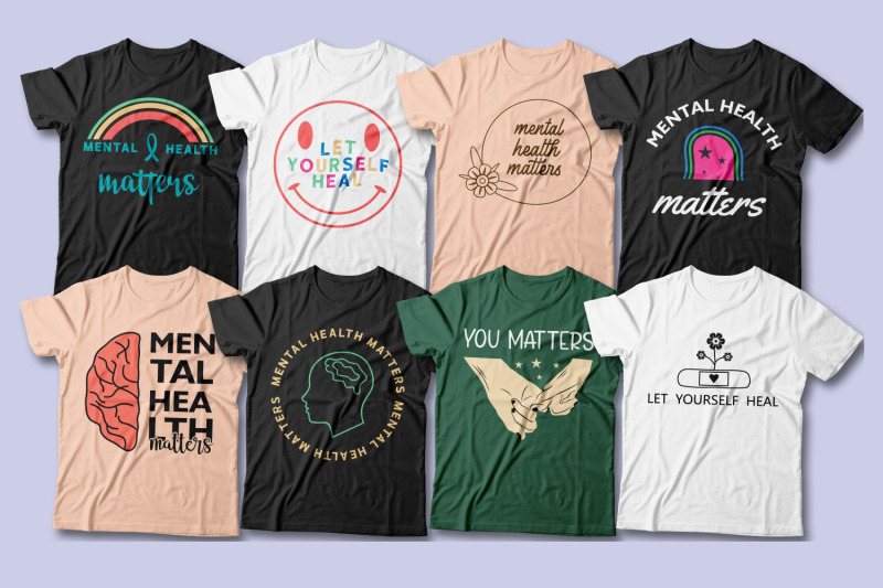 mental-health-matters-t-shirt-designs-bundle