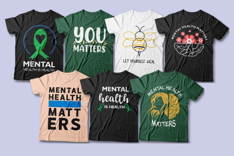 mental-health-matters-t-shirt-designs-bundle