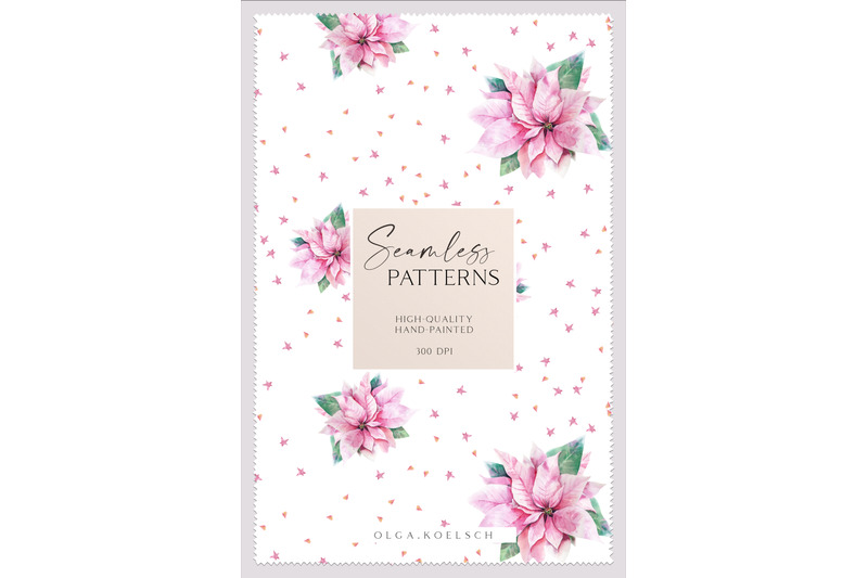 pink-christmas-pattern-for-fabric-pink-floral-digital-paper