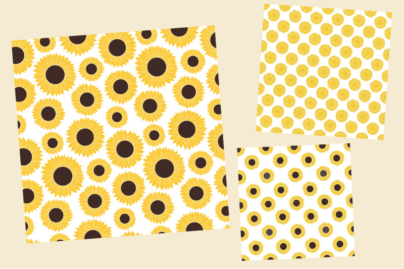 sunflowers-pattern-sunflowers-graphics-sunflowers-svg