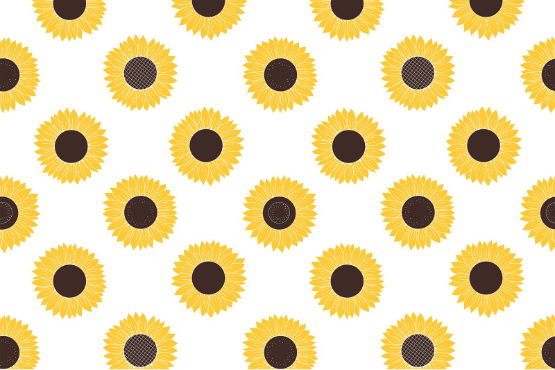 sunflowers-pattern-sunflowers-graphics-sunflowers-svg