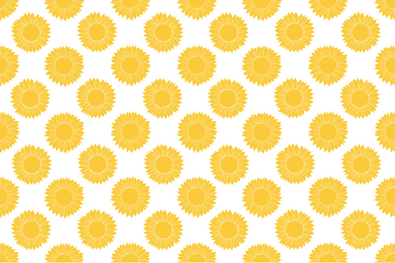 sunflowers-pattern-sunflowers-graphics-sunflowers-svg