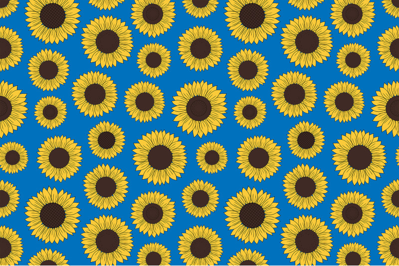 sunflowers-pattern-sunflowers-graphics-sunflowers-svg