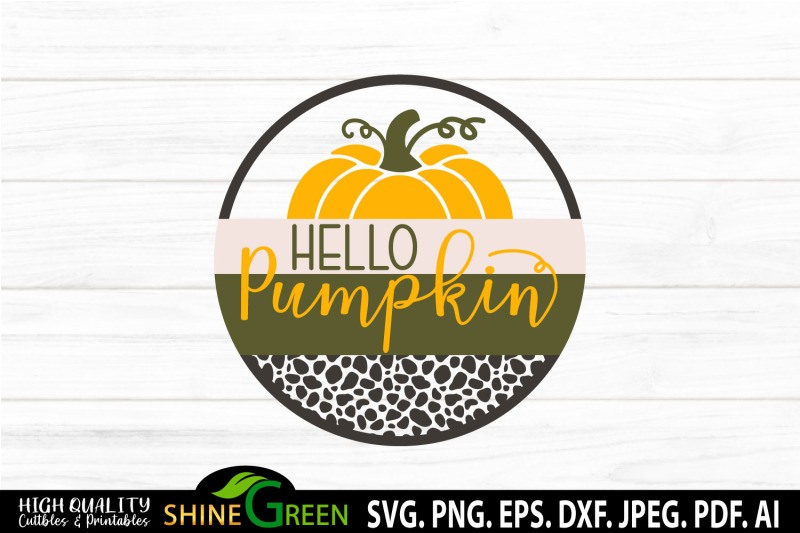 fall-svg-hello-pumpkin-round-sign-animal-print