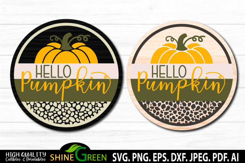 fall-svg-hello-pumpkin-round-sign-animal-print