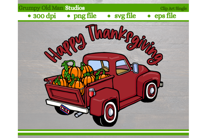 classic-pumpkin-truck-happy-thanksgiving