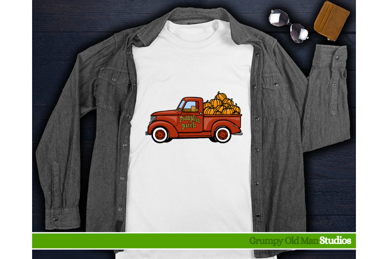 red-classic-pumpkin-truck-pumpkin-patch