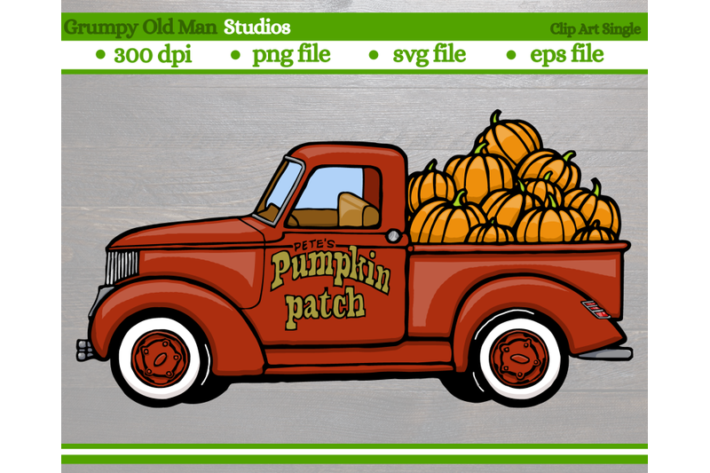 red-classic-pumpkin-truck-pumpkin-patch