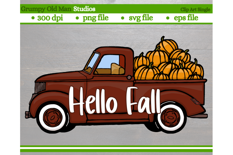 1950s-red-vintage-truck-hello-fall