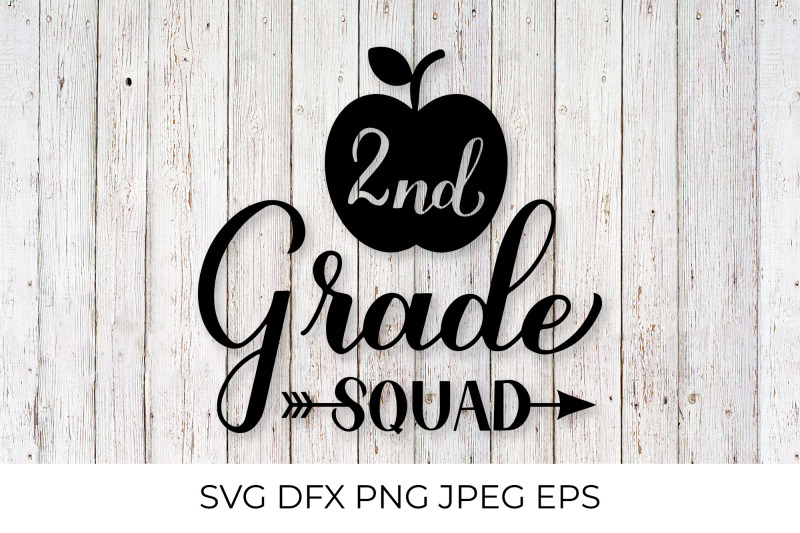 2nd-grade-squad-lettering-first-day-of-school-svg