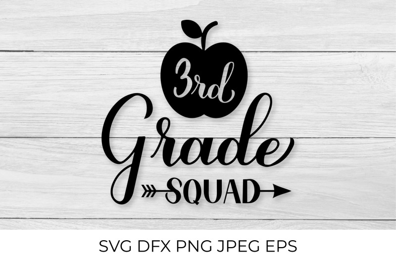 3rd-grade-squad-lettering-first-day-of-school-svg