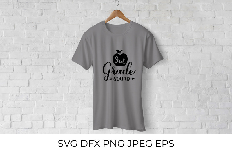 3rd-grade-squad-lettering-first-day-of-school-svg