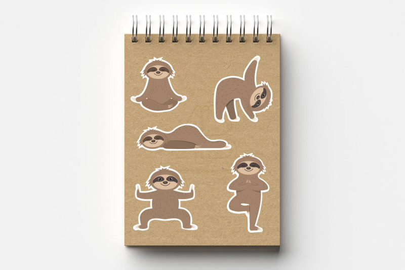 cute-sloths-play-sports-clip-art-and-stickers