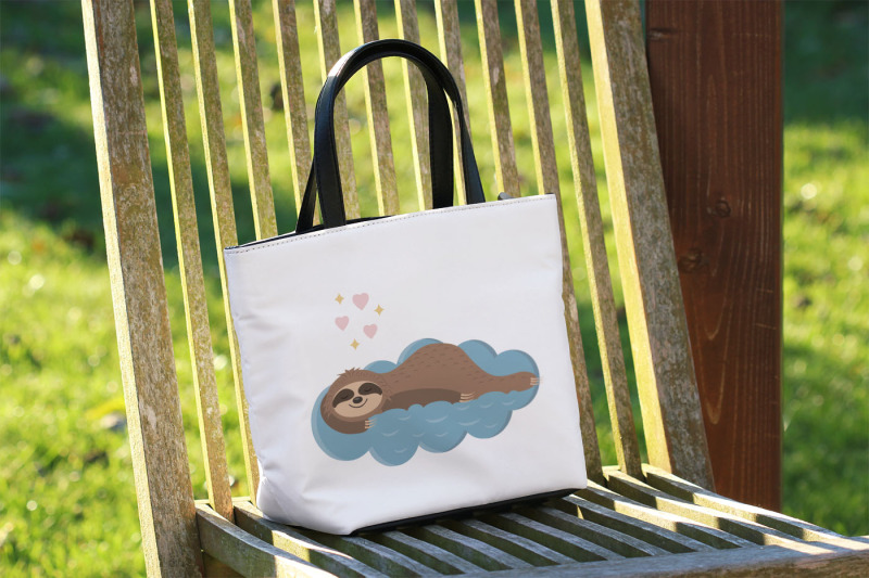 cute-characters-sloths-in-the-sky-stickers