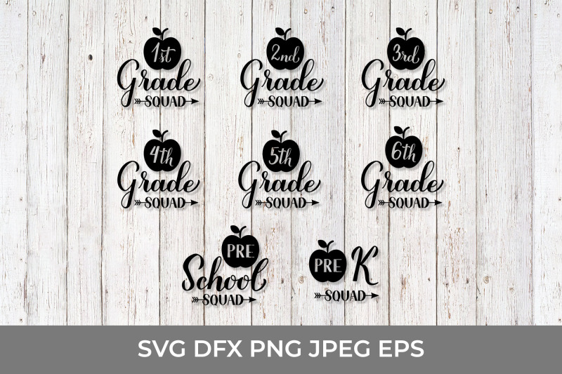 school-grade-svg-bundle-pre-k-preschool-1st-to-6th-grades