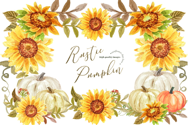 rustic-pumpkin-sunflowers-clipart-white-pumpkin-clipart-sunflowers
