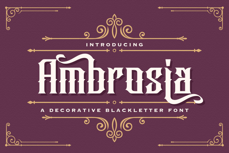 ambrosia-blackletter-decorative-font