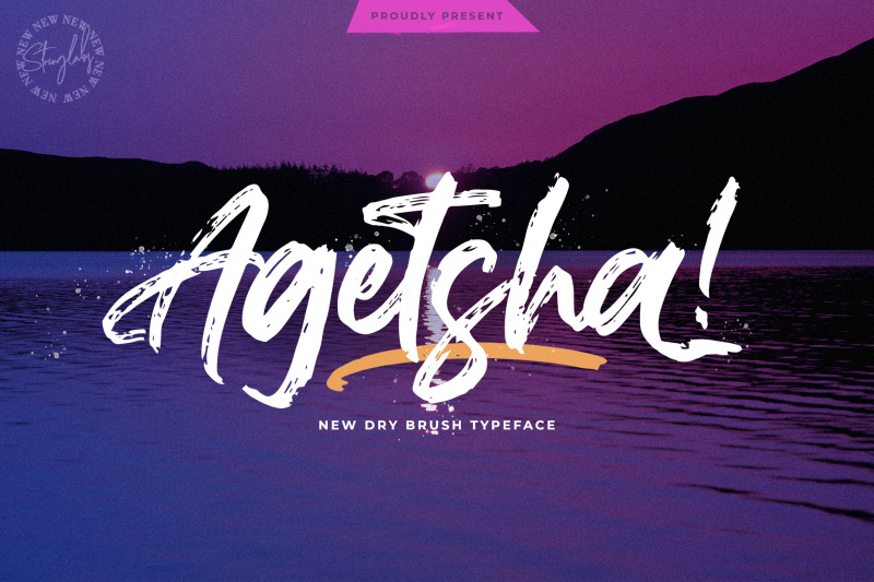 agethsa-textured-brush-font