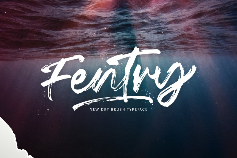 fentry-textured-brush-font