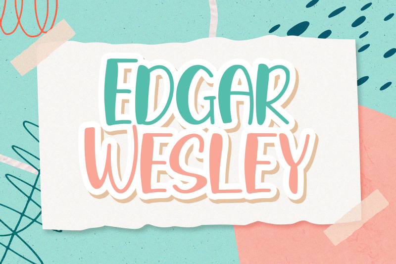 edgar-wesley-playful-display-font