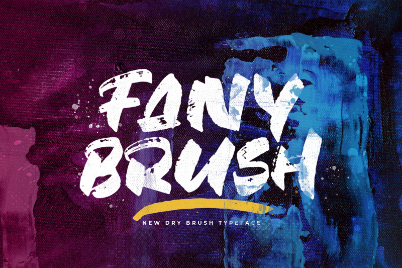 fany-brush-textured-brush-font