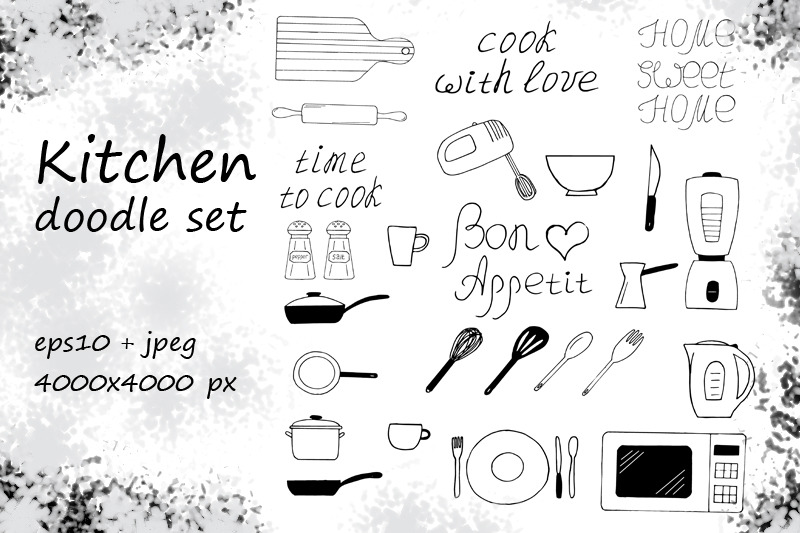 kitchen-doodle-set